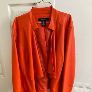 Ashley Stewart Leather Jacket Size 16